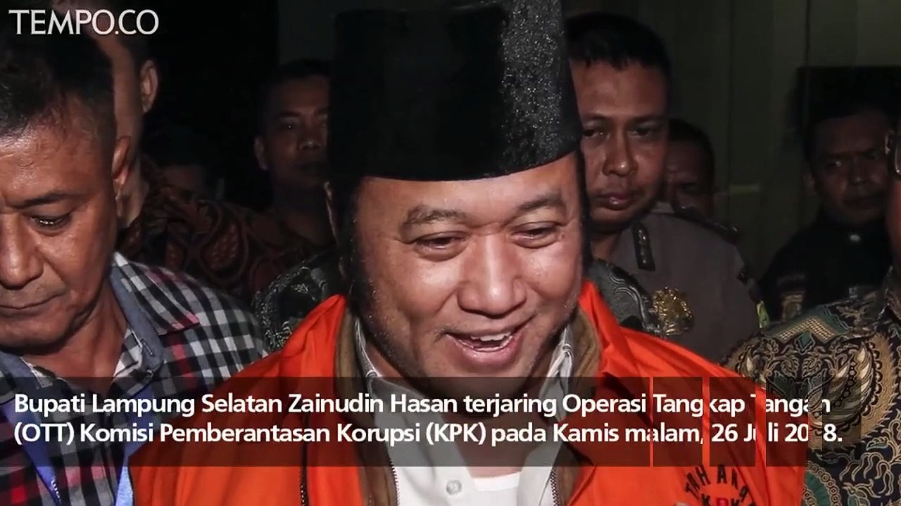 Bupati Lampung Selatan Zainudin Hasan Terjaring OTT