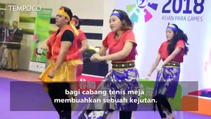 Tim Tenis Meja Beregu Putri Wheel Chair Raih Emas