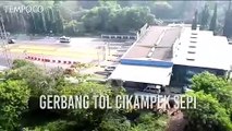 Gerbang Tol Cikampek Sepi