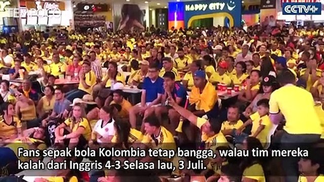 Fans Kolombia Bangga meski Timnya Kalah 4-3 dari Inggris