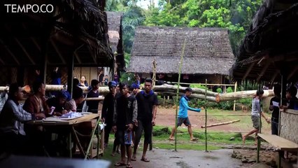 Pilkada di Kampung Adat Suku Baduy