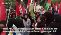 Hari Al-Quds Sedunia, Massa Aksi di Depan Kedubes Amerika