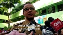 Anies Baswedan di Momentum Hari Pertama Masuk Sekolah