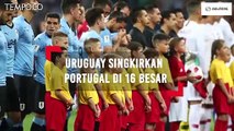 Cavani Bawa Uruguay Singkirkan Portugal di Babak 16 Besar