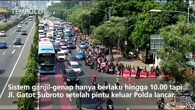 Tetap Padat Usai Uji Coba Ganjil Genap
