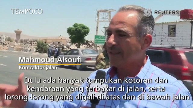 Ditutup Saat Perang Suriah, Jalan Damaskus-Homs Kembali Dibuka