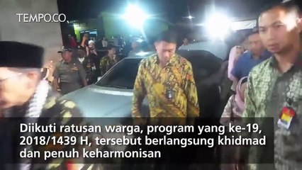 Shinta Nuriyah Gus Dur Sahur Bersama Warga di Halaman Gereja