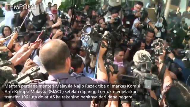 Najib Razak Penuhi Panggilan KPK Malaysia Terkait Skandal 1MDB