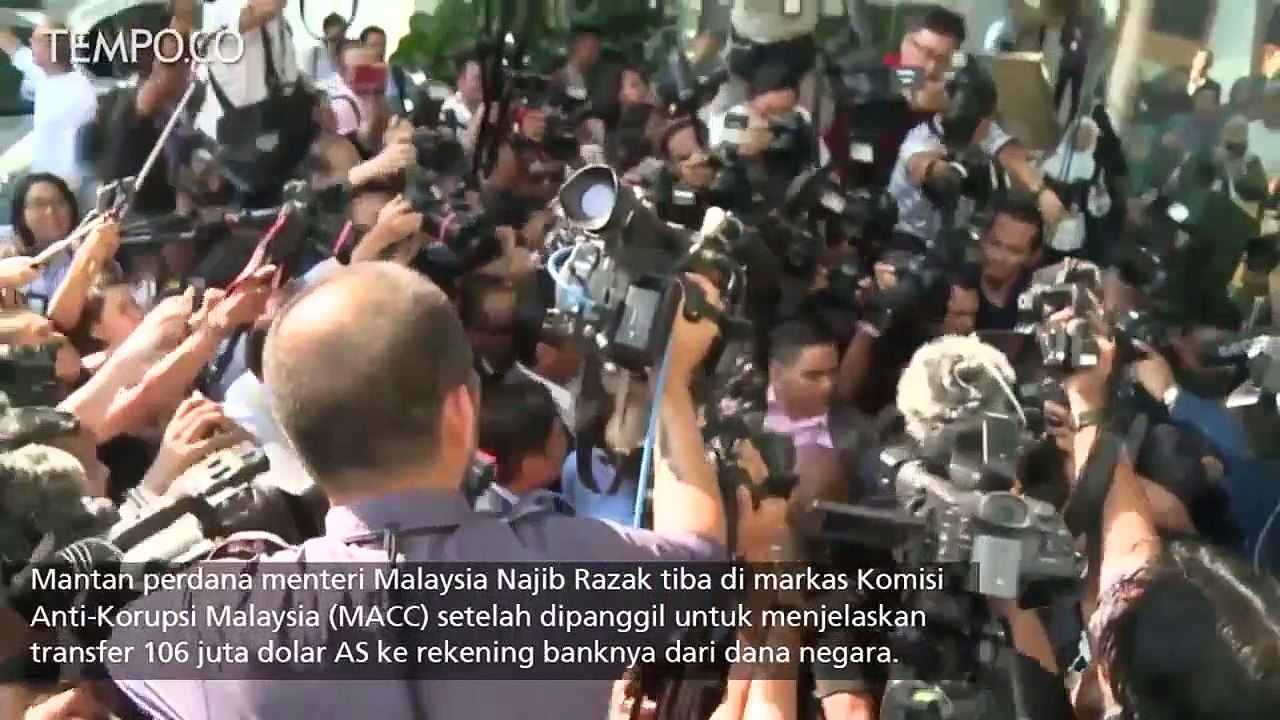 Najib Razak Penuhi Panggilan KPK Malaysia Terkait Skandal 1MDB