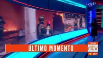 Incendio en importadora de repuestos