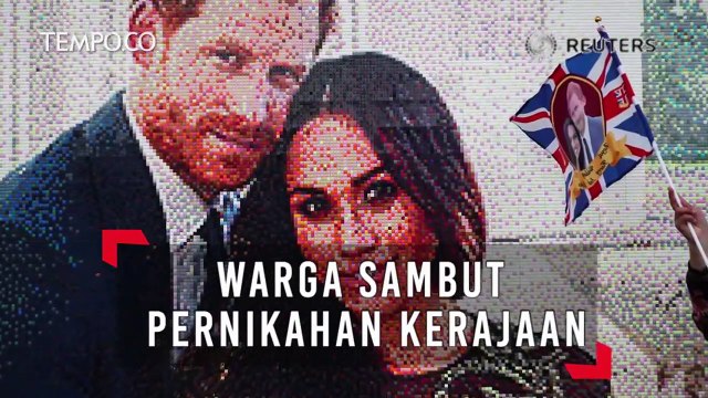 Antusias Warga Sambut Pernikahan Pangeran Harry dan Meghan Markle