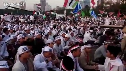 Sejak Subuh, Peserta Aksi Bebaskan Baitul Maqdis Padati Monas