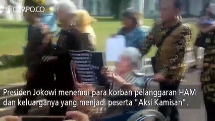 Joko Widodo Menemui Peserta Aksi Kamisan