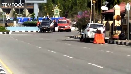 Mapolda Riau Diserang, Satu Polisi Meninggal Ditabrak Teroris