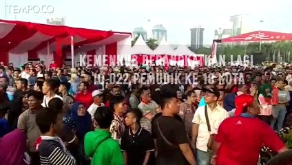 Kemenhub Berangkatkan Lagi 10.022 Pemudik ke 18 Kota