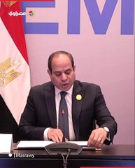 السيسي مصر ستكون جسرا للطاقة بين إفريقيا وأوروبا