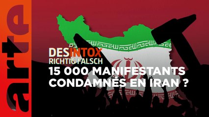 15 000 manifestants condamnés en Iran ? | Désintox | ARTE