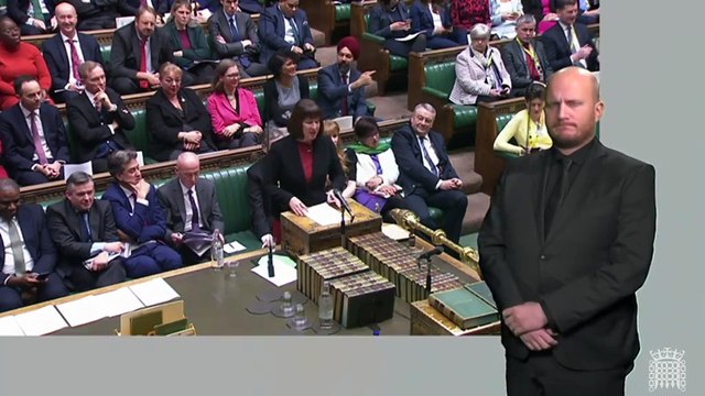 Labour shadow chancellor Rebecca Reeves responds to Chancellor Jeremy Hunt’s autumn statement