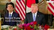 Trump Jamu Makan Malam PM Jepang Shinzo Abe