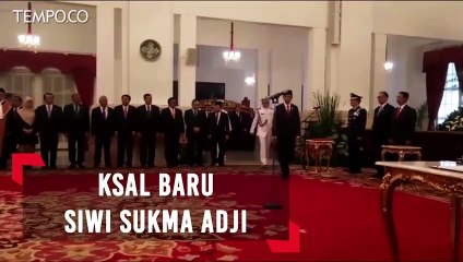 Jokowi Lantik KSAL Baru Pengganti Ade Supandi