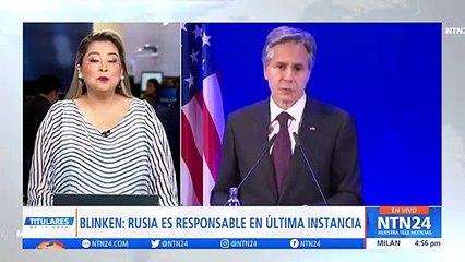 Antony Blinken aseguró que Rusia es el responsable del impacto de un misil en Polonia