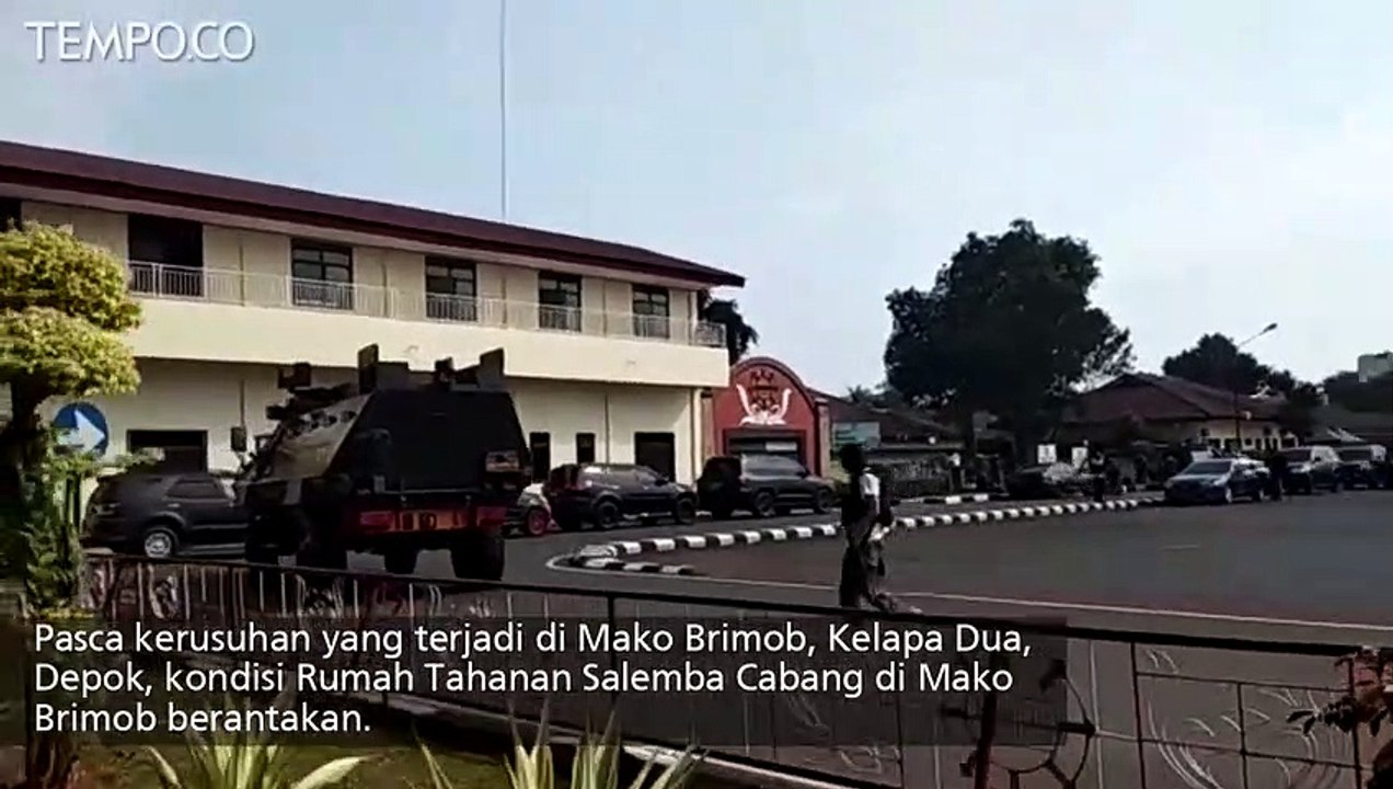 Begini Kondisi Rumah Tahanan di Mako Brimob, Kelapa Dua, Depok Usai Kerusuhan