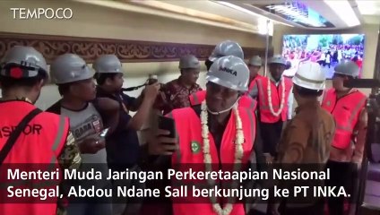 Kunjungi PT INKA, Senegal Berencana Beli 10 Lokomotif