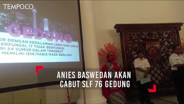 Anies Baswedan Akan Cabut SLF 76 Gedung jika...