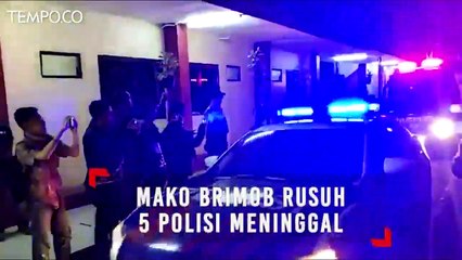 5 Polisi Meninggal Akibat Rusuh Napi Teroris Mako Brimob