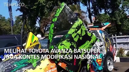 Melihat Toyota Avanza Batsuper Raja Kontes Modifikasi Nasional