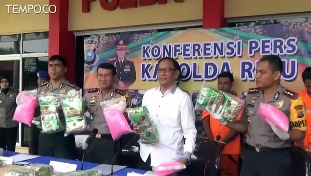 Polda Riau Gagalkan Penyelundupan Narkoba Senilai 69 Miliar