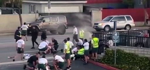 California - At least 25 LASD academy recruits were injured with 5 in critical condition following a vehicle collision when driver crashed into the g