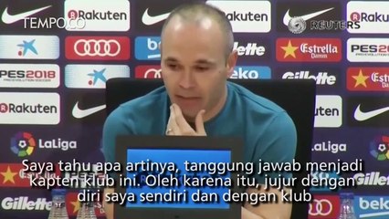Selamat Tinggal Barcelona, Iniesta Hengkang di Akhir Musim