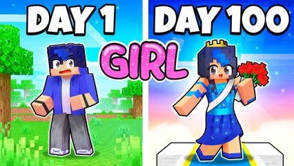 100 Transforming a Girl's Look in 100 Days | Minecraft Makeover with Aphmau ✨