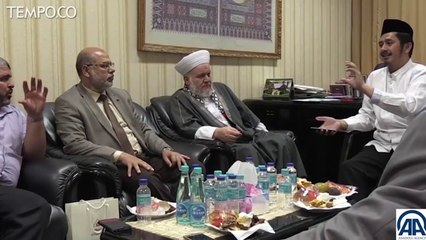 Ulama Diaspora Palestina Kunjungi MUI
