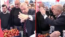 1 liraya domates satan Özdağ'ın polis kamerasını görünce verdiği tepki Soylu'yu kızdıracak