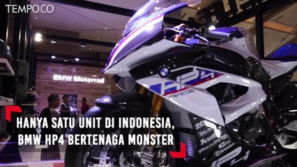 Hanya Satu Unit di Indonesia, BMW HP4 Bertenaga Monster