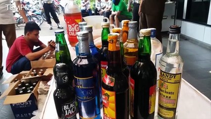 Razia Miras Oplosan, Polisi Ingin Kota Bekasi Bebas Miras