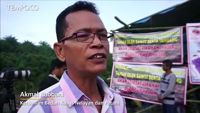 Petani Tolak Perkebunan Sawit Milik Luhut Binsar di Kutai