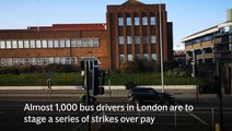 London bus drivers to go on strike in run-up to Christmas