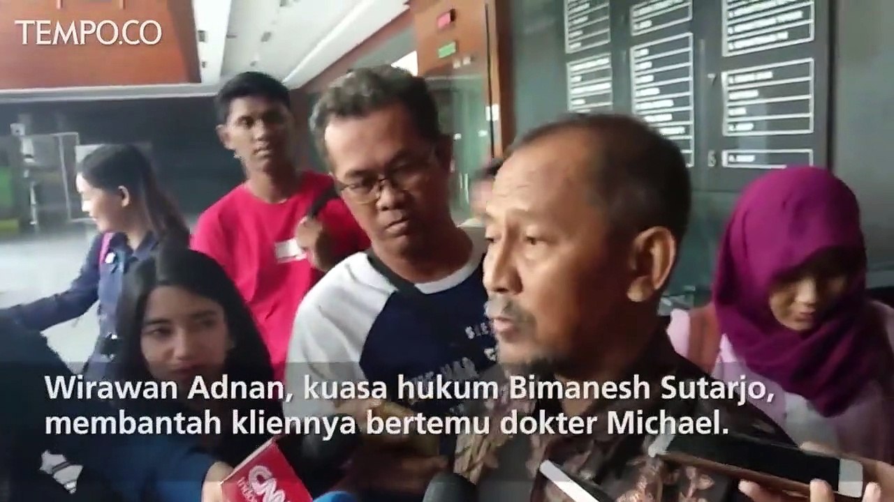 KASUS SETNOV RAWAT INAP; BIMANESH VERSUS MICHAEL