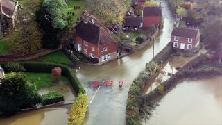Hellingly Flooding by drone