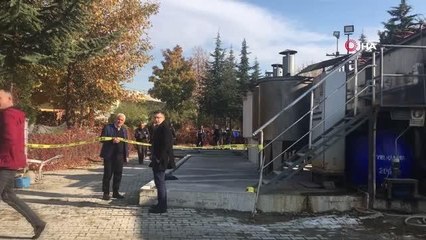 Fabrikada kuyuda baygınlık geçiren 6 işçiden biri hayatını kaybetti