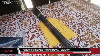 Pencuri Spesialis Rumah Mewah Dibekuk