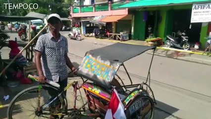 Cerita Tukang Becak Jakarta Menanti Dilegalkan