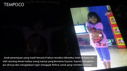 Seorang Pria Bawa Lari Anak Temannya dengan Dalih Membeli Mainan