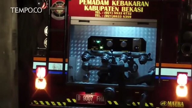 Korsleting Listrik, Pasar di Bekasi Terbakar, 120 Kios Ludes