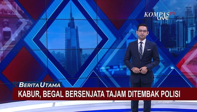 Coba Kabur saat Ditangkap, Begal Bersenjata Tajam di Bandung Ditembak Polisi!