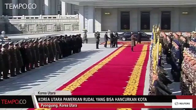 KOREA UTARA PAMERKAN RUDAL YANG BISA HANCURKAN KOTA