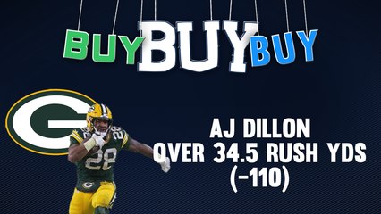 Back AJ Dillon To Go Over 34.5 Rushing Yards Thursday Vs. Titans